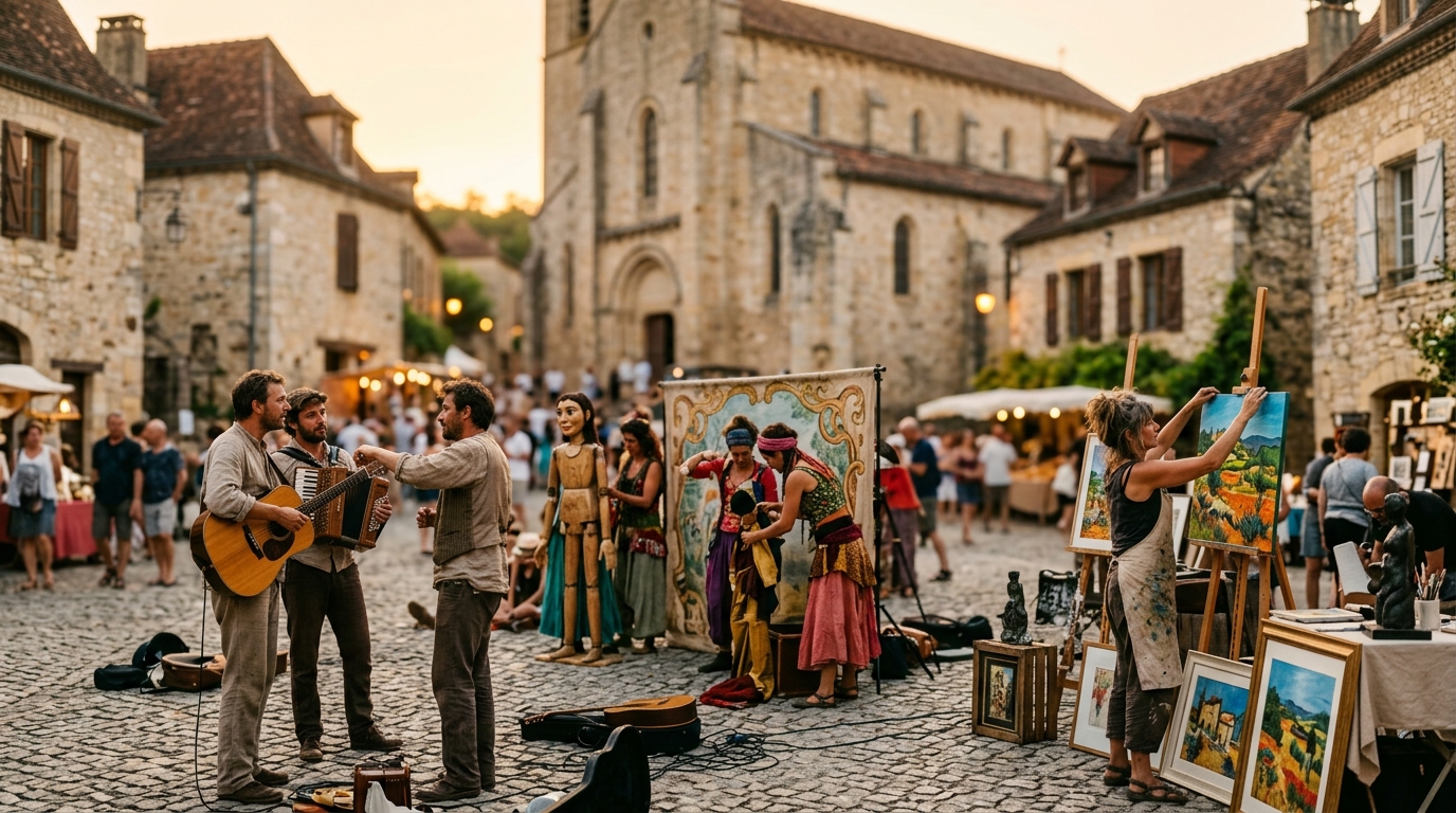 Rassemblement culturel et artistique organisé par ATOUT A Z'ARTS 34 en Occitanie